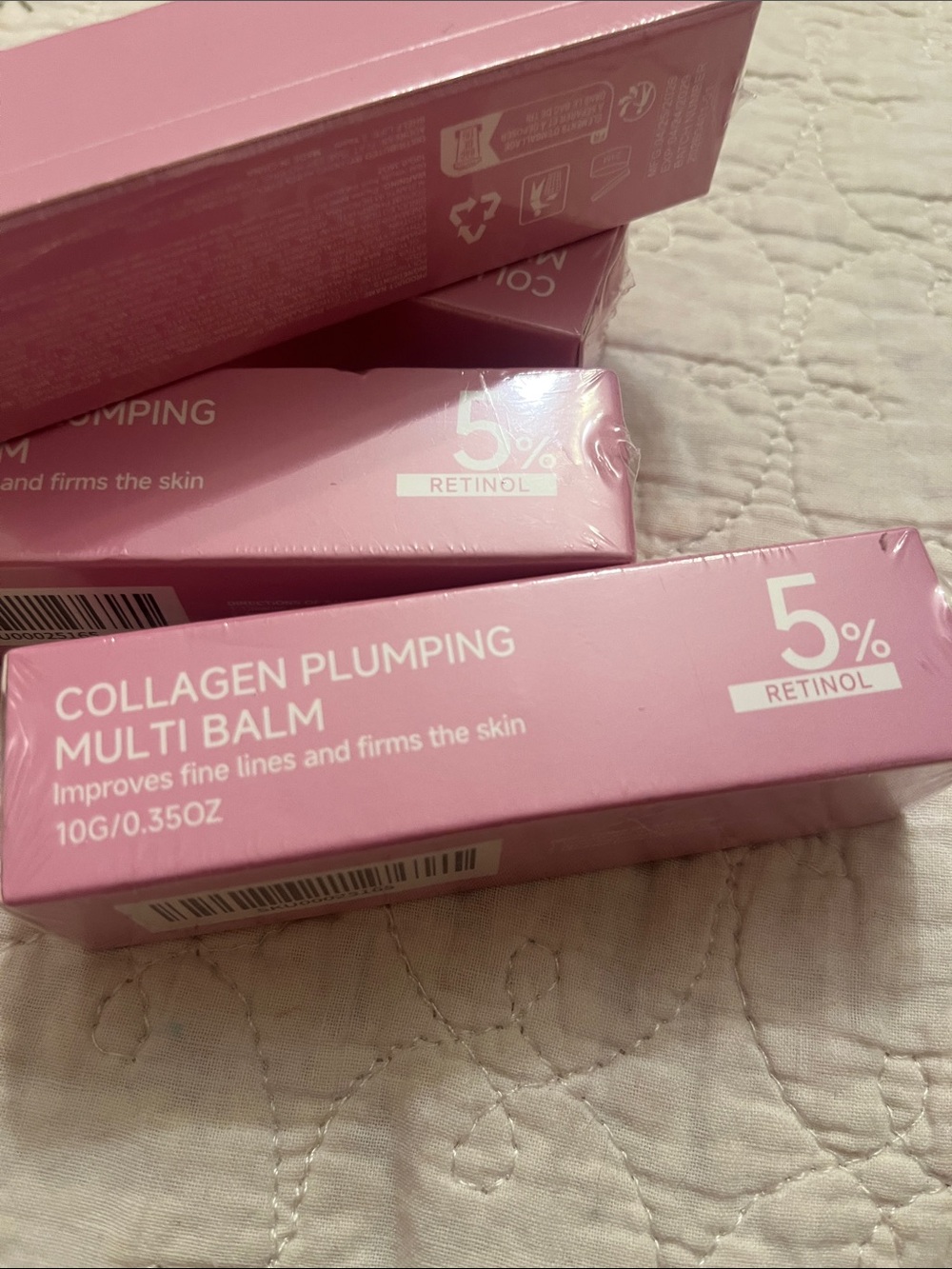 Collagen Plumping Multi Balm - Pink - 5% Retinol 2 pac
